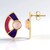 Orecchini in argento con Opale Rosa