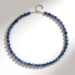 Collana in argento con Cianite del Nepal