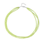 Peridot Silver Necklace