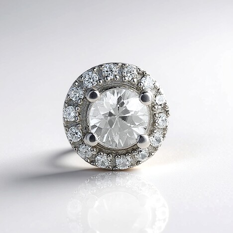 Ciondolo in argento con Zircone (MONOSONO COLLECTION)