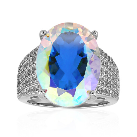 Bague en argent et Quartz Rayon de Lune