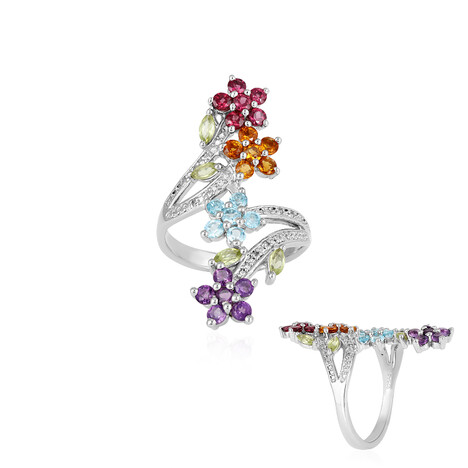 Bague en argent et Péridot