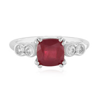Bague en argent et Rubis de Bemainty