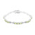 Peridot-Silberarmband