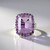 Anello in argento con Ametista Rose de France