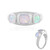 360° Anello in argento con Opale di Welo (de Melo Essence)
