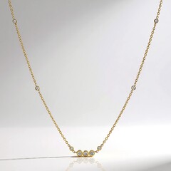 Collana in oro con Diamante IF (G) (de Melo Gold)