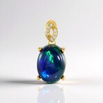 Ciondolo in argento con Opale Mezezo