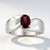 Anello in argento con Granato Roshoite (Pallanova)