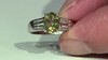 Zilveren ring met een olijven kwarts