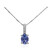 Collier en or et Tanzanite AAA