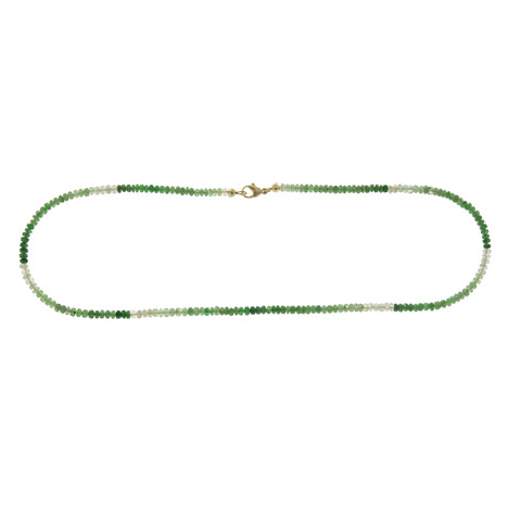 Collier en or et Tsavorite de Tanzanie (CUSTODANA)