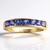 Anello in oro con Tanzanite