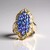 Anello in argento con Tanzanite (Gems en Vogue)