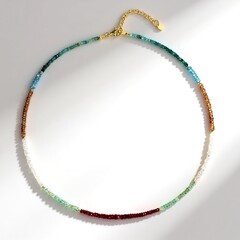 Collana in argento con Rubino Longido