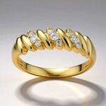 Anello in oro con Diamante SI1 (H)