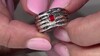 Anillo en plata con Rubí de Tanzania (de Melo Essence)