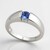 Anello in argento con Tanzanite