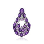 Colgante en plata con Amatista de Zambia (de Melo Essence)