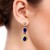 Boucles d'oreilles en argent et Sodalite (Gems en Vogue)