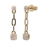 Orecchini in oro con Diamante I1 (H) (CIRARI)