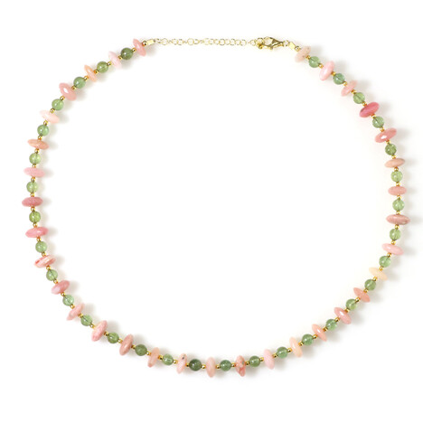 Edelstein-Silberhalskette (Riya)