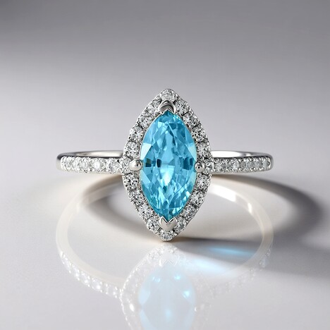 Bague en argent et Zircon de Ratanakiri
