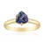 9K Unheated Tanzanite Gold Ring