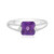 Sibirischer Amethyst-Silberring (de Melo)