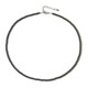 Black Hematite Silver Necklace