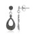 Pendientes en plata con Marcasita