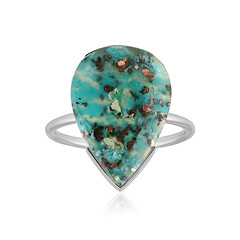 Zilveren ring met een Venus chalcedoon