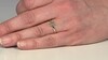 Anillo en oro con Esmeralda color Paraiba