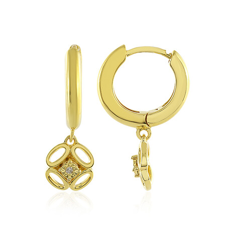 PK (J) Diamant-Silberohrringe