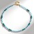 Collana in argento con Topazio Blu Cielo (Riya)