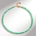 Collier en argent et Emeraude du Brésil
