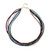 Collana in argento con Granato Magenta