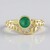 Anello in oro con Smeraldo Zambia (Ornaments by de Melo)