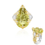 Anillo en plata con Cuarzo del Ouro Verde (Gems en Vogue)