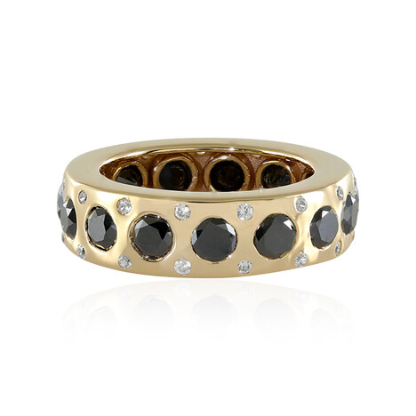 14K Black Diamond Gold Ring (de Melo Gold)