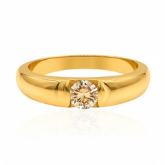 Anillo en oro con Diamante rosa de Francia de Argyle VS1 (Annette)