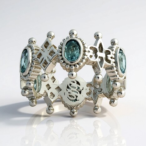 Anello in argento con Zircone Ratanakiri (Dallas Prince Designs)