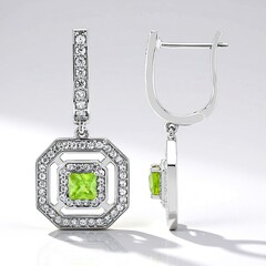 Orecchini in argento con Sfene