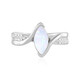 Anillo en plata con Ópalo de Australia