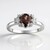 Anello in argento con Zircone Rosa