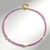 Collana in argento con Zaffiro Rosa del Madagascar (Riya)