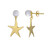 White Quartz Silver Earrings