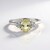 Anello in argento con Kunzite Canarino