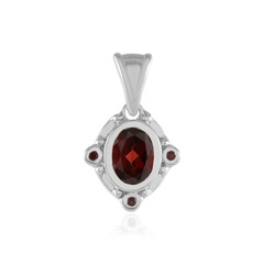 Pendentif en argent et Grenat du Mozambique