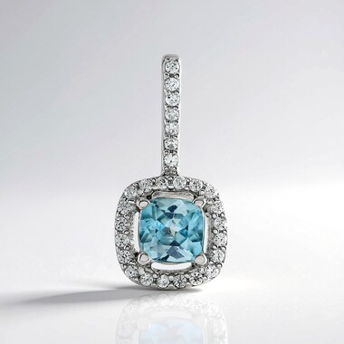 Ratanakiri Zircon Silver Pendant